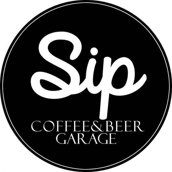 Sip Coffee & Beer Garage Logo