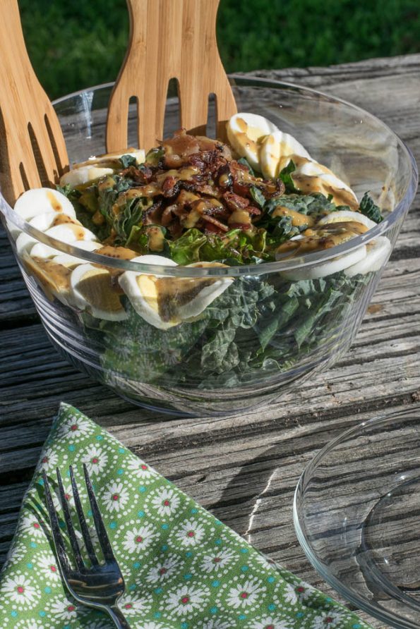 Honey Mustard Kale and Bacon Salad Recipe Geeks Who Eat