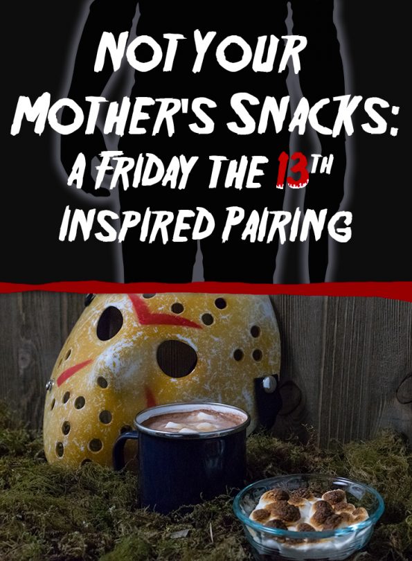 These Friday the 13th inspired snacks aren't your mother's recipe! 2geekswhoeat.com #HorrorMovie #Recipe #ad