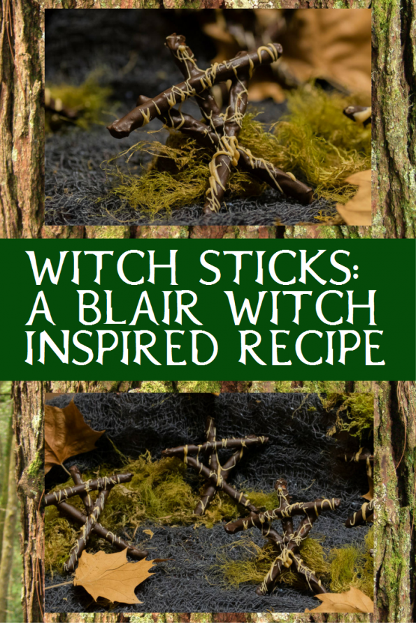 Witch Sticks are a Blair Witch inspired recipe perfect for Halloween! 2geekswhoeat.com #BlairWitch #recipe