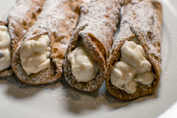 Hand Filled Cannolis at Streets of New York