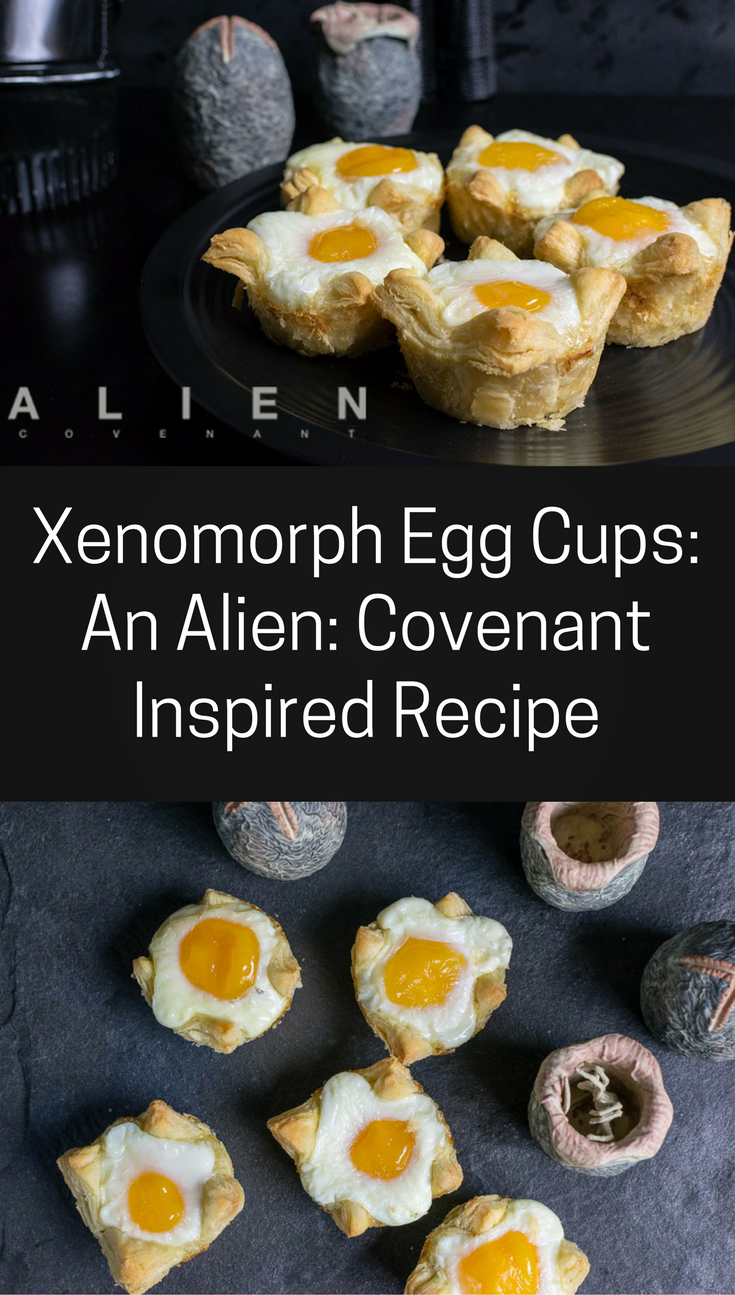 Movie Recipes | Breakfast Recipes | The Geeks have created a breakfast recipe for Xenomorph Egg Cups. The recipe is inspired by the highly anticipated movie Alien: Covenant. 2geekswhoeat.com