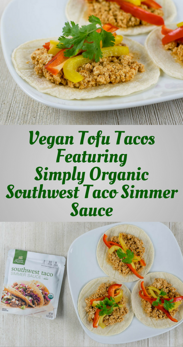 Vegan Recipes | Tacos | Healthy Recipes| Inspired by their busy schedule, The Geeks have created a quick and easy Vegan Tofu Taco recipe featuring Simply Organic Southwest Taco Simmer Sauce! [ad]