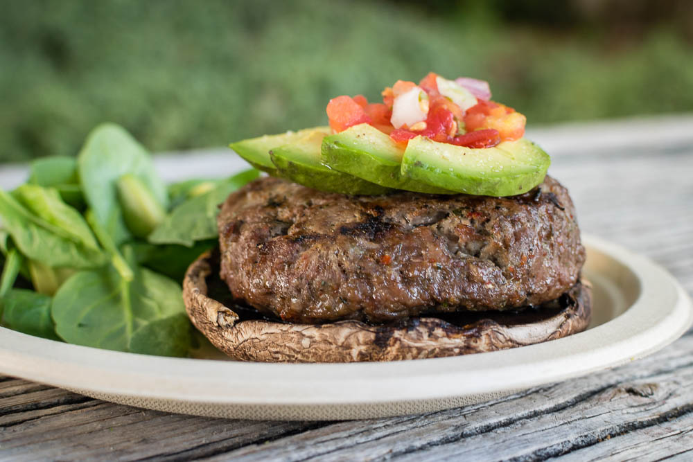 Paleo Recipes | Paleo Burger | Burger Recipes | The Geeks have partnered with Whole Foods Market to create burgers perfect for summer. The first is a Pico de Gallo Paleo Burger! [sponsored] 2geekswhoeat.com