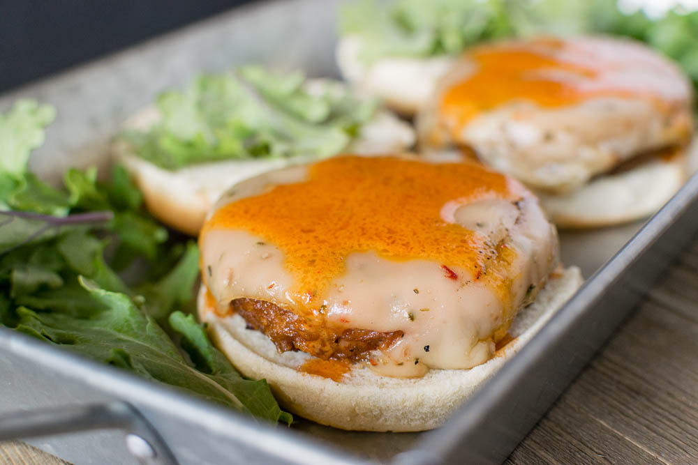 The Geeks have partnered with Whole Foods Market to create 5 burgers perfect for summer. The third burger is their Kale Buffalo Vegan Burger! [sponsored] 2geekswhoeat.com #VeganRecipes #Vegan #VeganBurger #BeyondMeat #Veganuary