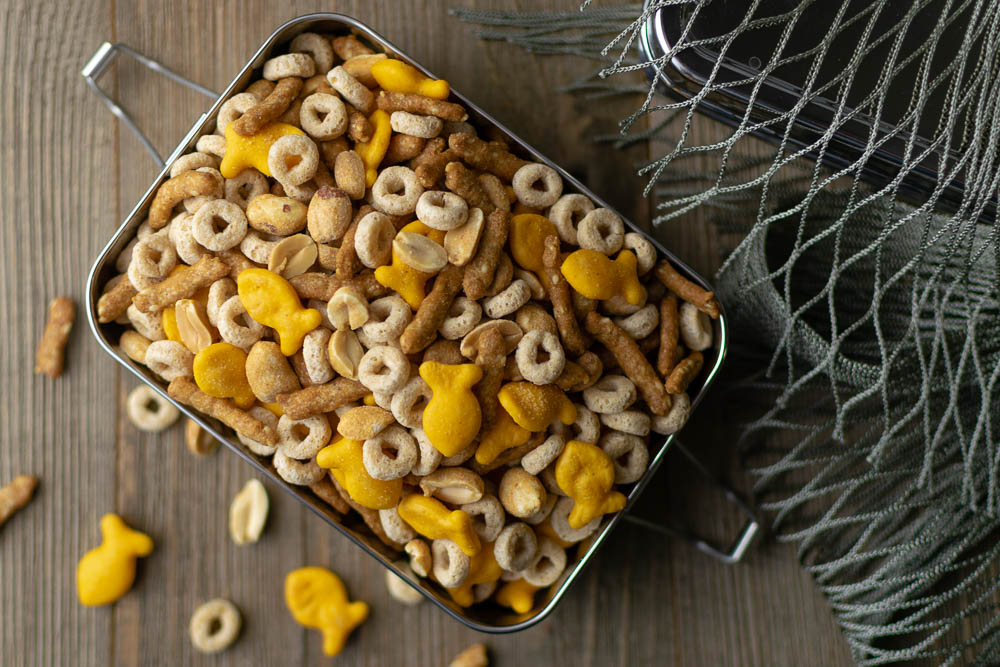 Snack Recipes | Movie Recipes | Movie Food | Geeky Recipes | The Geeks have created a brand new snack, Seafarer's Snack Mix. The mix is inspired by the film Adrift starring Shailene Woodley and Sam Clafin. 2geekswhoeat.com