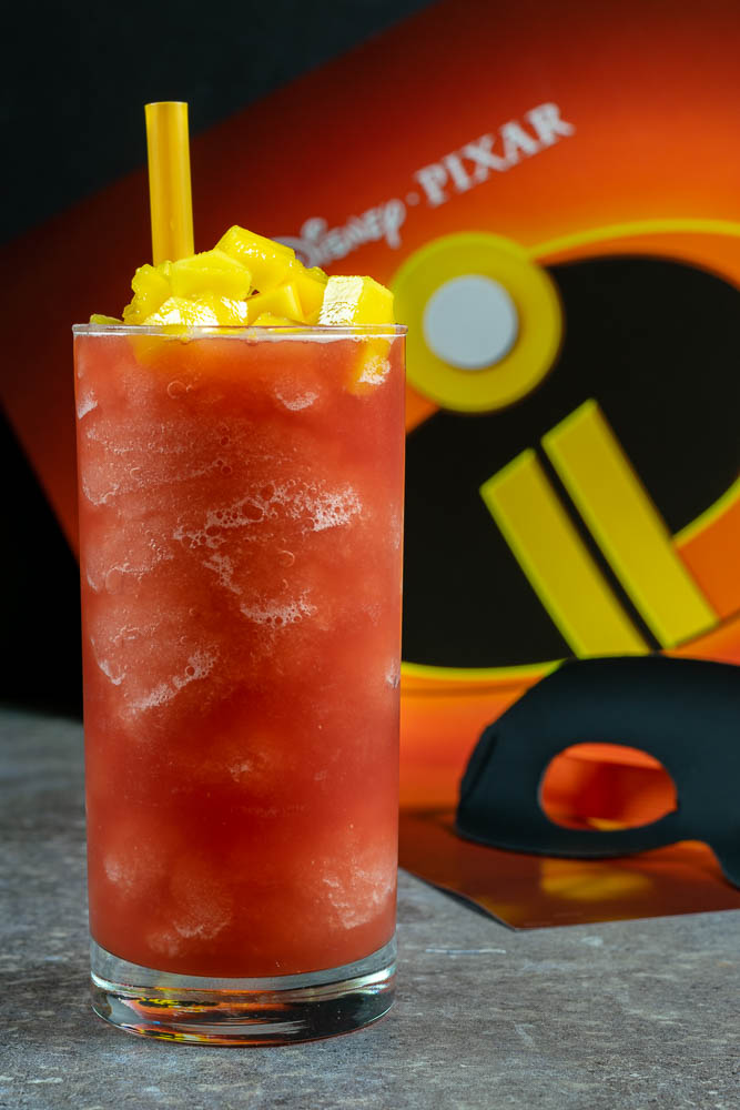 The Geeks have created a brand new recipe to celebrate the highly anticipated release of The Incredibles 2! This Super Slush is not only tasty but healthy too! 2geekswhoeat.com #PixarRecipes #DisneyRecipes #HealthyTreats #Snacks #Breakfast 