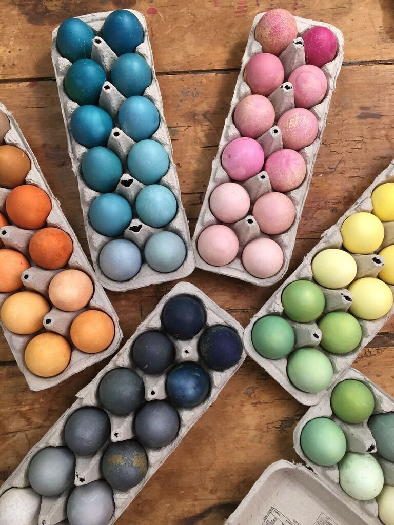 Whole Foods Naturally Dyed Easter Eggs
