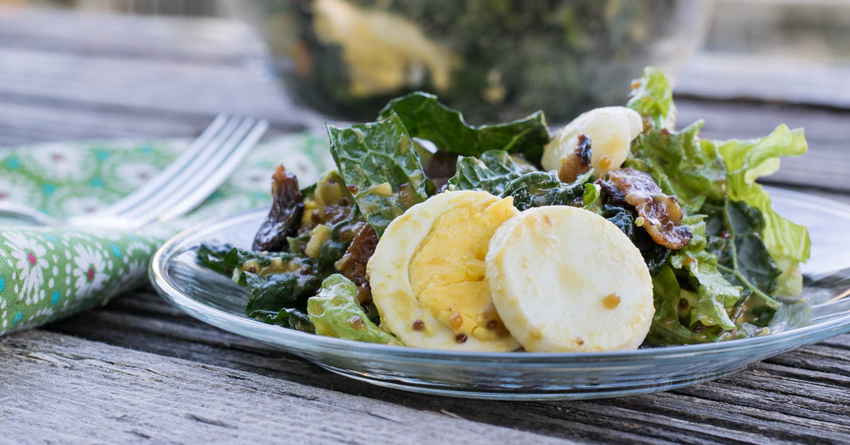 Honey Mustard Kale and Bacon Salad Recipe Geeks Who Eat