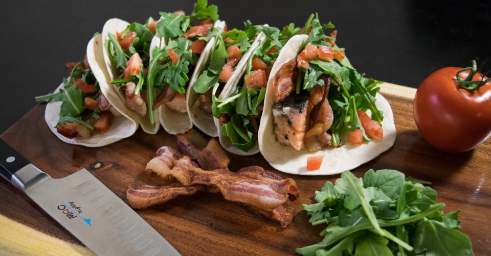 Salmon BLT Tacos Recipe