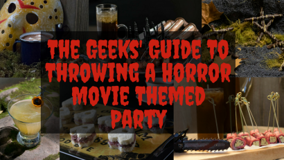 The Geeks share their tips for planning the perfect Horror Movie Themed Party! 2geekswhoeat.com #horror #recipes