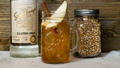 The Perfect Pear features Stoli Gluten Free and is the perfect way to celebrate all that Fall has to offer! 2geekswhoeat.com #Cocktails #GlutenFree