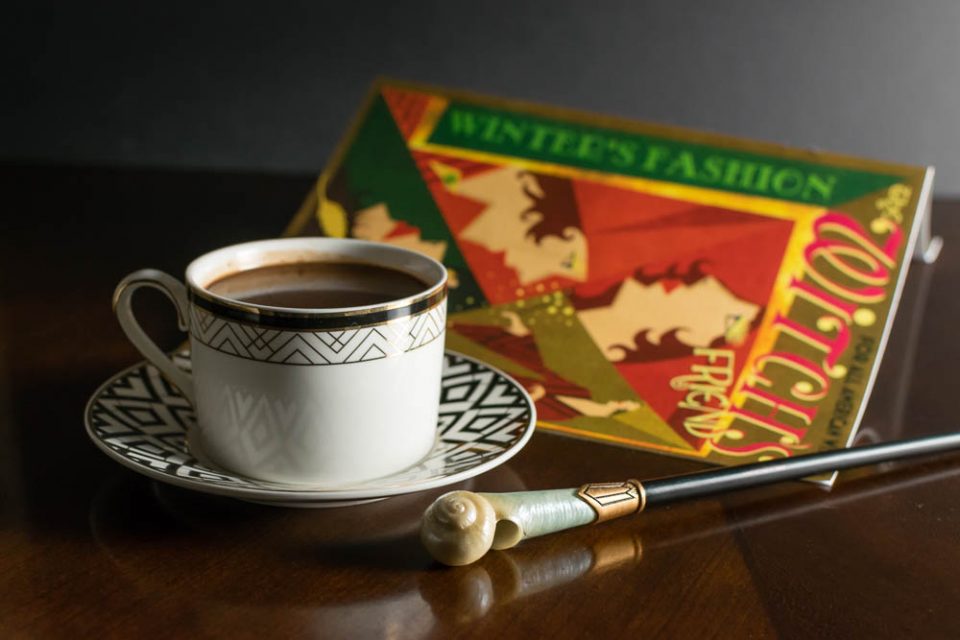 Witches, Wizards, and No-Maj alike will love our Fantastic Beasts inspired recipe for Queenie's Hot Chocolate! 2geekswhoeat.com #HotChocolate #HarryPotter #HarryPotterRecipes #HotCocoa #FantasticBeasts #HarryPotterRecipes #DrinkIdeas