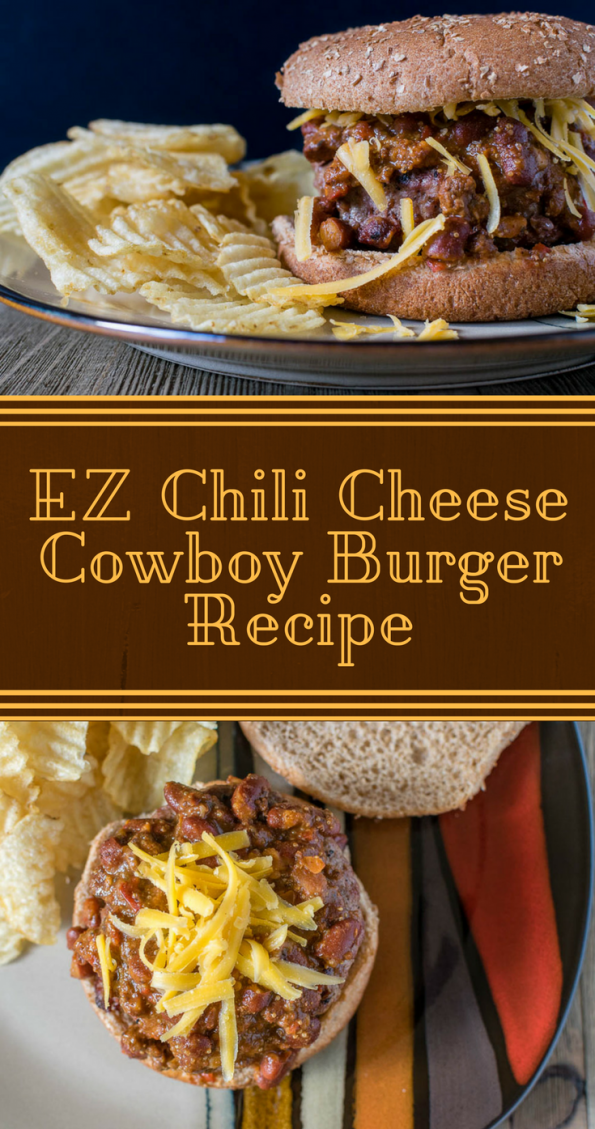 EZ Chili Cheese Cowboy Burger Recipe - Geeks Who Eat