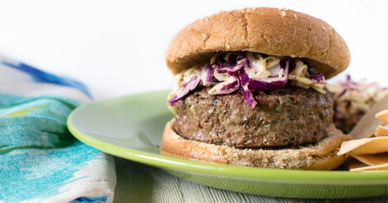 Smoky Chipotle Slaw Burger Recipe - Geeks Who Eat