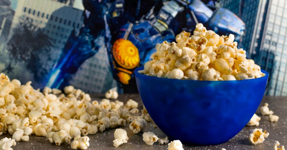 Movie Food | Movie Recipes | Popcorn Recipes | Inspired by the release of Pacific Rim: Uprising, The Geeks have created a punny recipe for Jaeger Glazed Popcorn featuring Jagermeister and Sea Salt. 2geekswhoeat.com