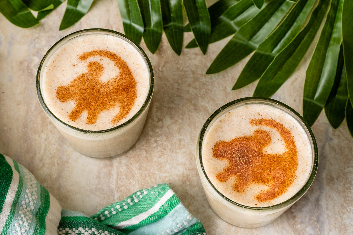 [Sponsored] With the live action version of The Lion King getting its home release, The Geeks have put together a new recipe for Squashed Banana Smoothies! 2geekswhoeat.com #TheLionKing #DisneyRecipes #DisneyFood #DisneySnacks #Smoothie