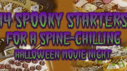 The Geeks are getting ready for Halloween with a series of round-ups! First up, spooky starters perfect for a Halloween Movie Night! 2geekswhoeat.com #HorrorMovieRecipes #HorrorRecipes #HorrorFood #appetizerrecipes #Appetizers #partyideas #partyfood #HalloweenRecipes #HalloweenIdeas