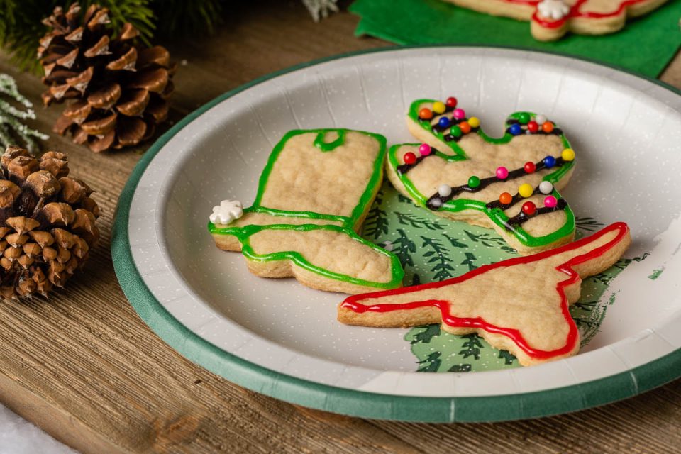 The Geeks are getting ready for Joe Bob Saves Christmas on Shudder and have created a new recipe for Neon Vegan Christmas Cookies! 2geekswhoeat.com #TheLastDriveIn #MutantFamily #Vegan #VeganCookies #VeganChristmasCookies #Christmas #ChristmasCookies #Shudder